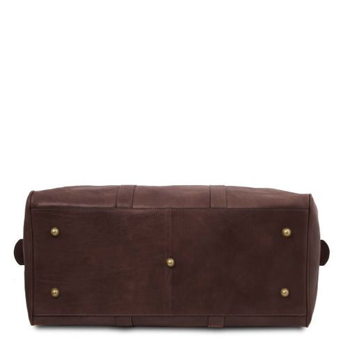 Oslo - Leather travel duffle bag - Weekender bag
